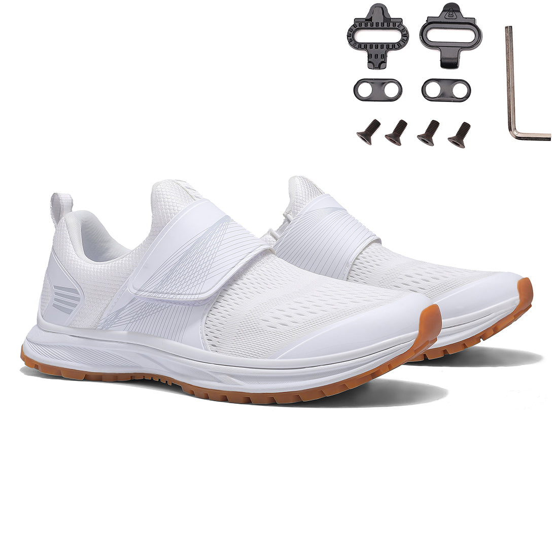 White indoor Bike shoe