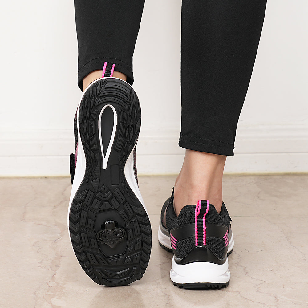 Black indoor Bike shoe