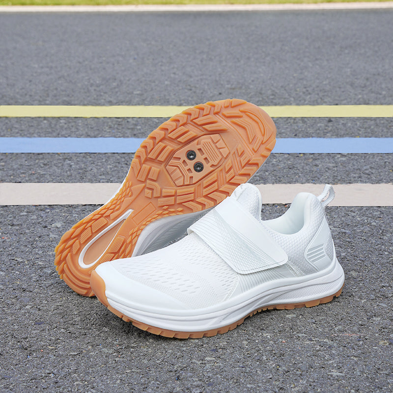 White indoor Bike shoe